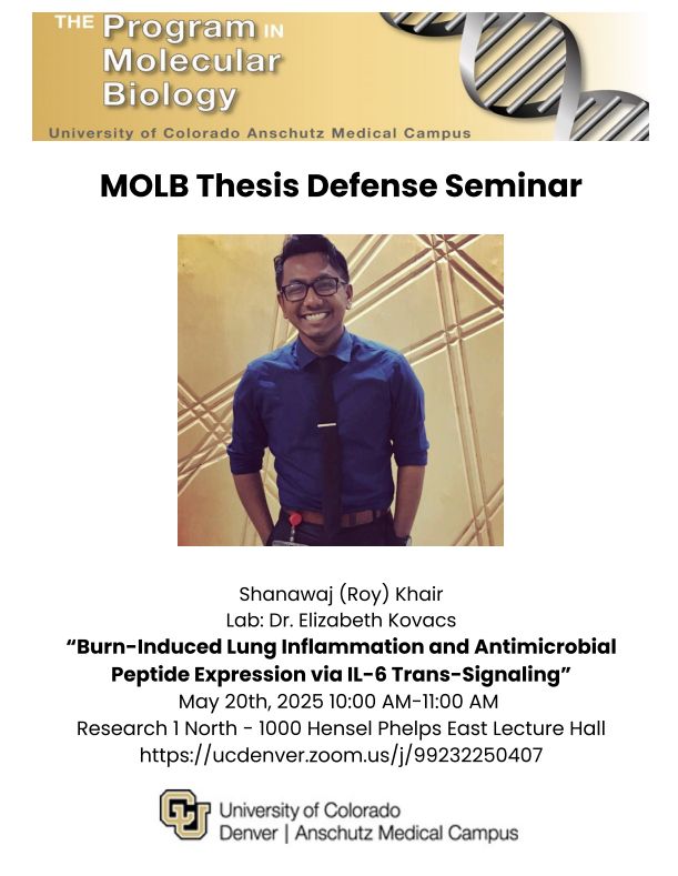 Flyer advertising the PhD thesis defense of Roy Khair