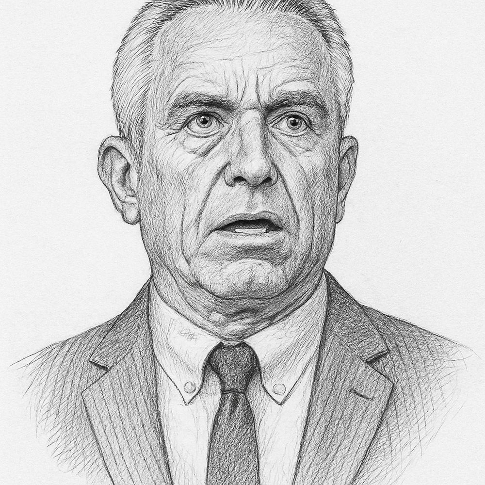 It's a police sketch of RFK, Jr. 