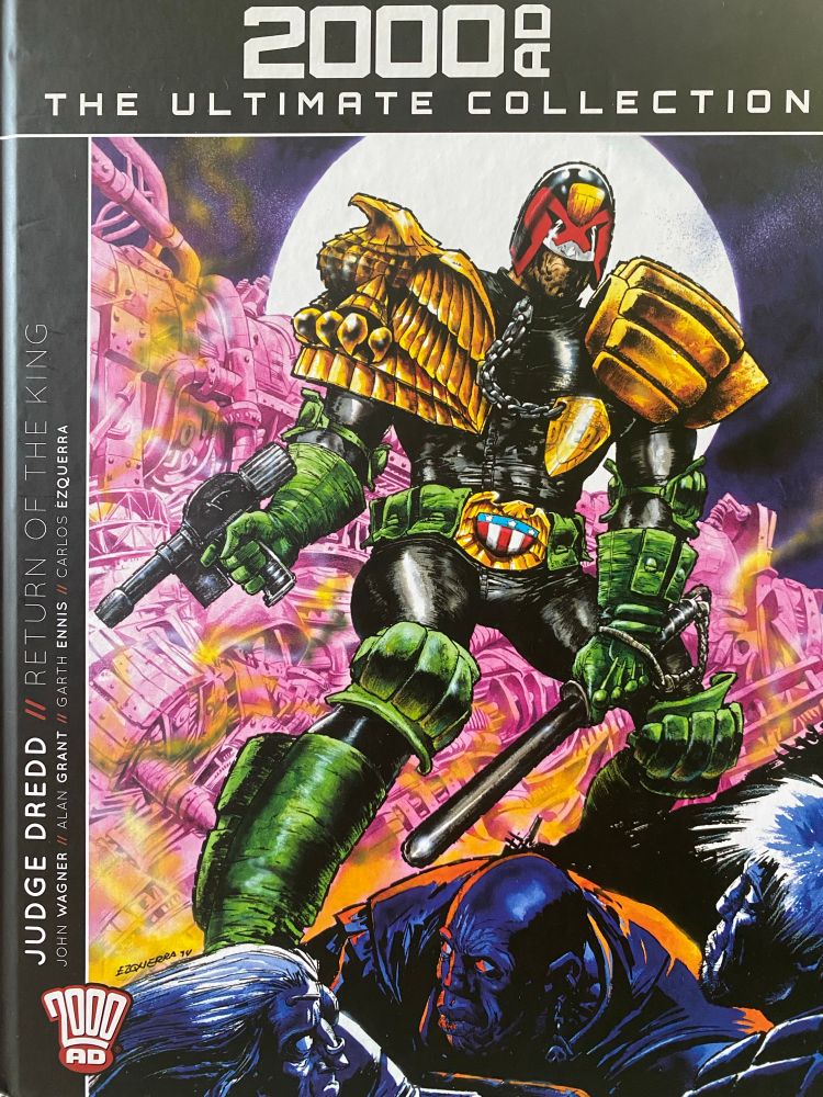 The cover for Judge Dredd: Return of the King