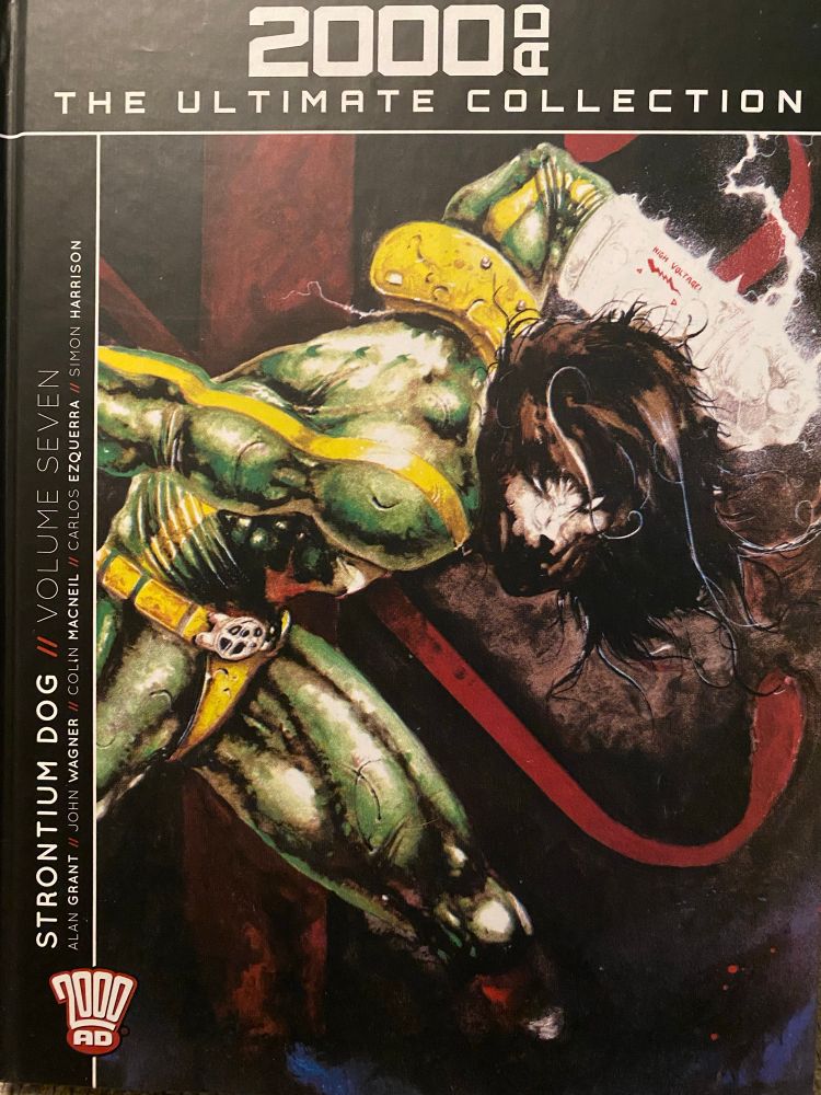 The cover for Strontium Dog volume 7