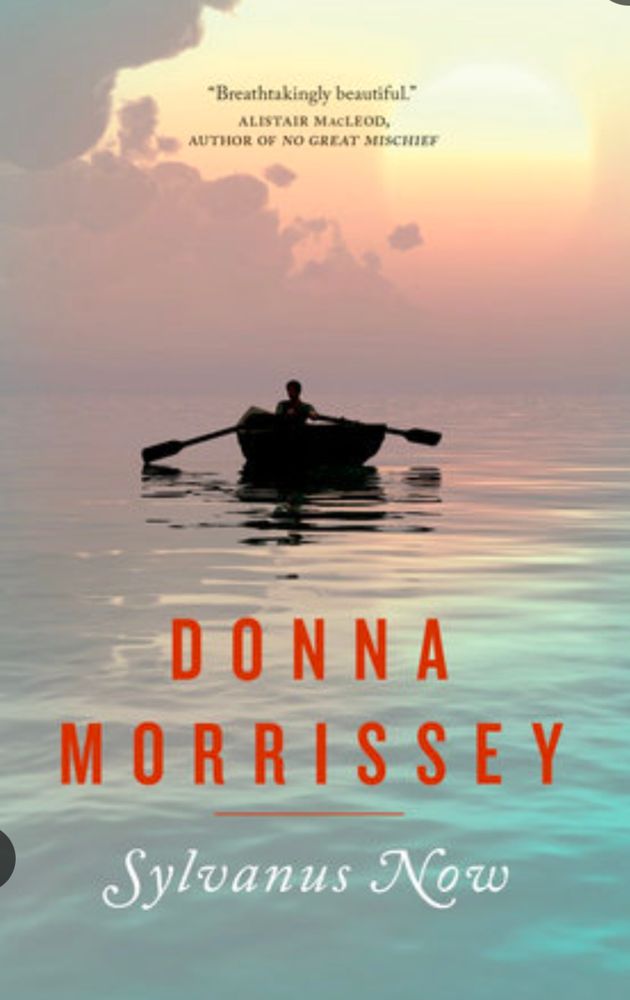 Cover of novel Sylvanus Now. Shows a man in a rowboat.