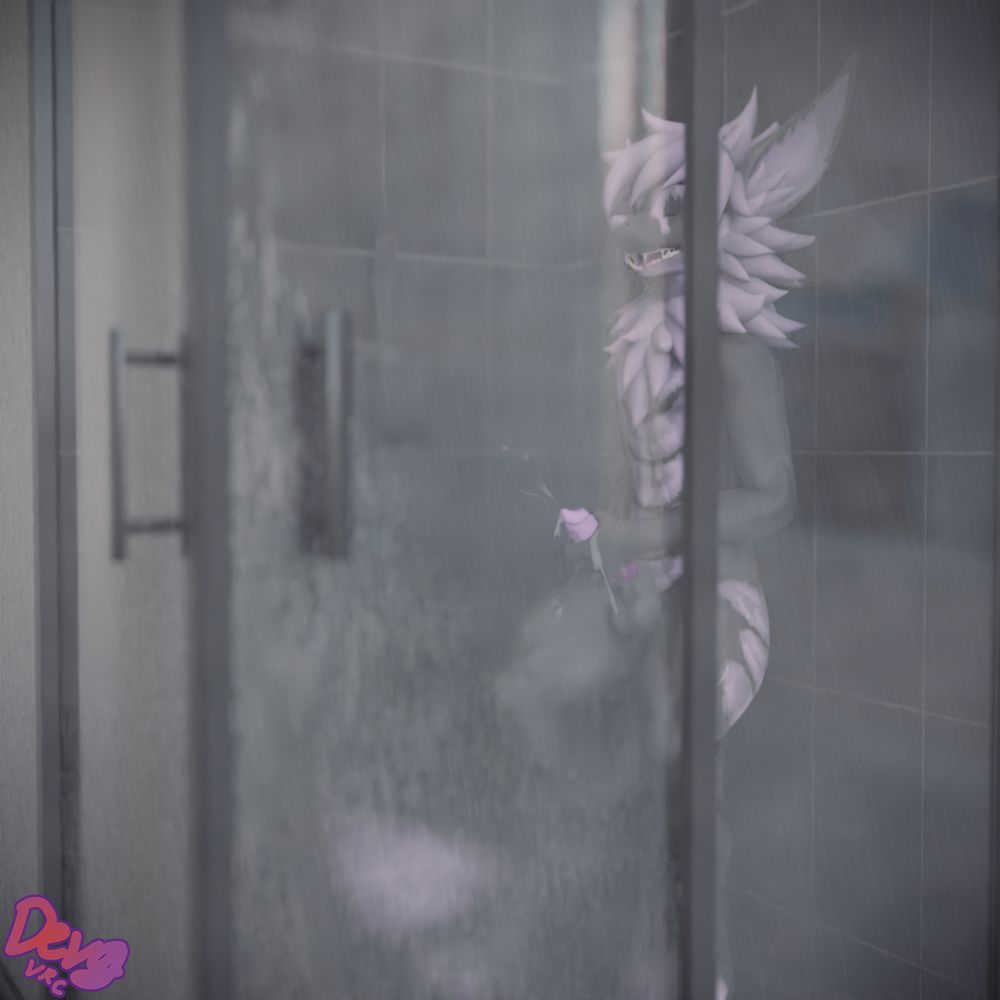Devg's purple Nardoragon is enjoying himself in the shower, and you walk in on him. What are you doing now? Just staring? Or are you gonna help wash?