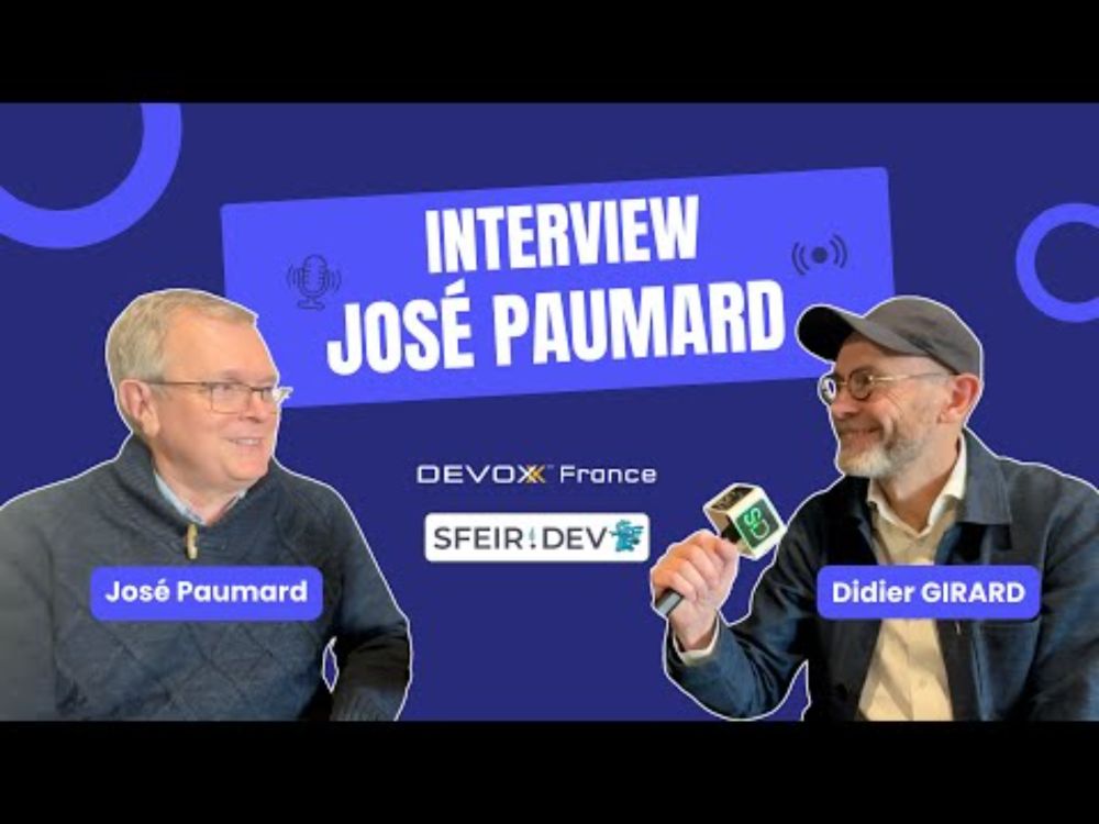Interview José Paumard, Java DevRel - Devoxx France