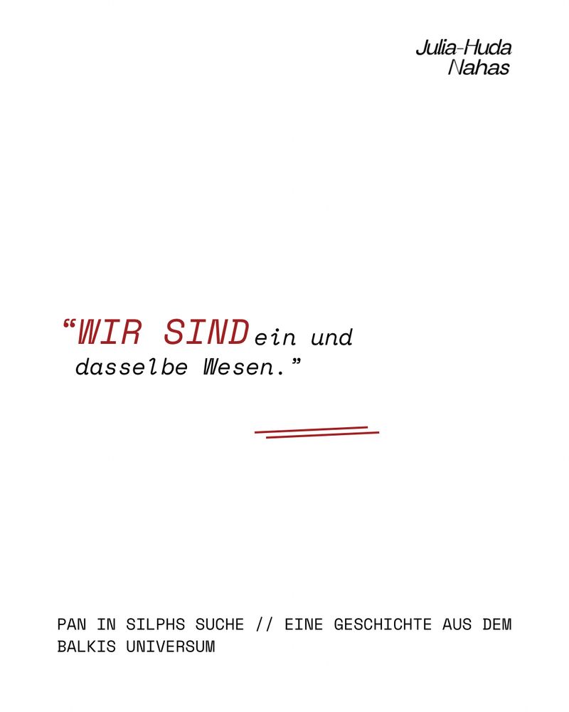 Zitat: Wir sind ein und dasselbe Wesen. Pan in Silphs Suche