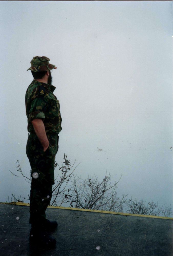 Me at the 'border' between PRC and HK back when there was such a thing. Allegedly on the lookout for 