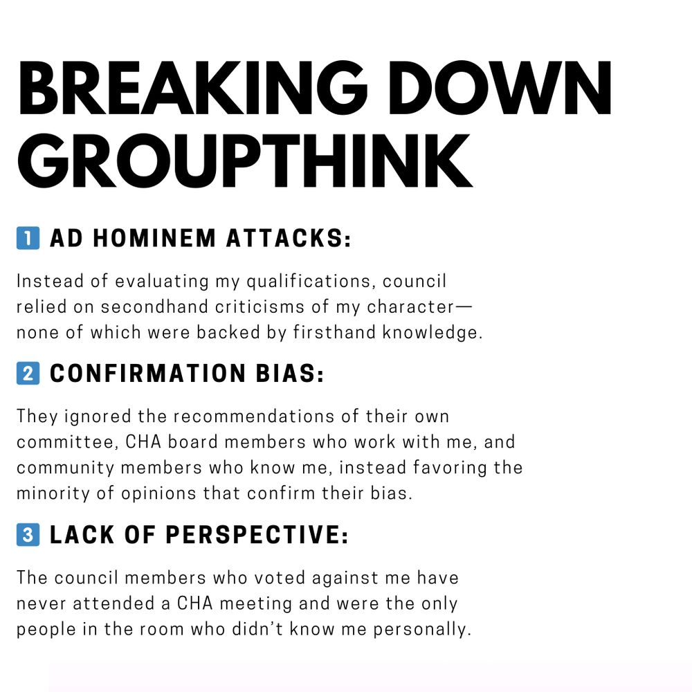 Groupthink doesn’t solve housing crises—it perpetuates them. It’s time to challenge the status quo and push for real solutions that actually work for the community.