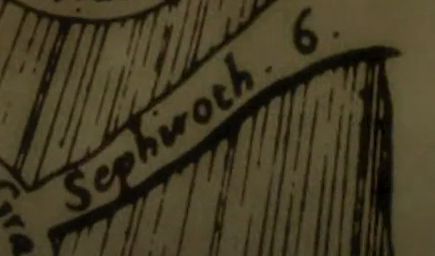 piece of the alchemy tree in the episode intros that says Sephiroth
