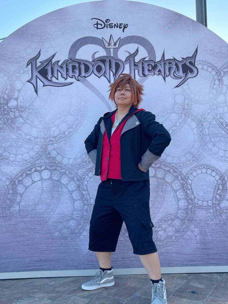Sora cosplayer at Oogie Boogie Bash