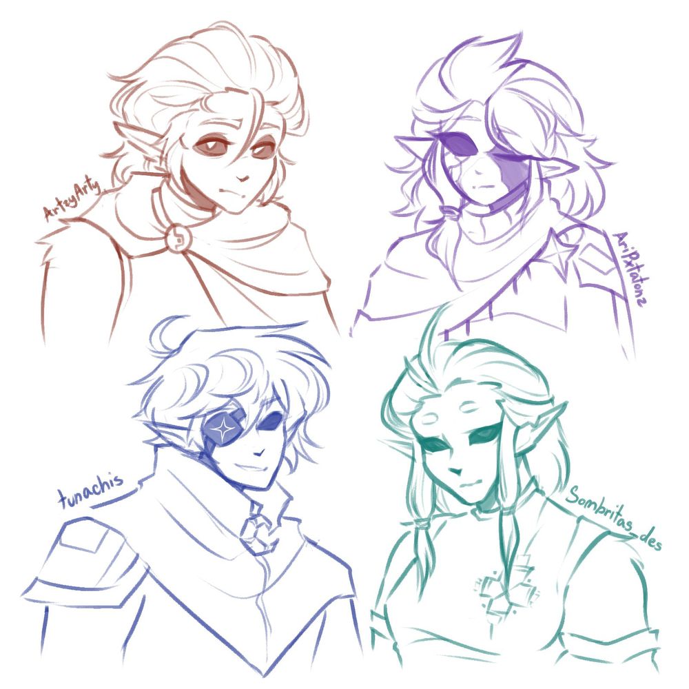 Here's HLD OC fanart that I made!

I rarely make fanart of other people's OCs because I'm really scared of messing up with their designs and that I might get it wrong, but I wanted to try and get out of my comfort zone and draw anyway because I absolutely adore these OC designs.

GO FOLLOW AND SUPPORT THEM ON TWITTER/X! THEIR ART AND OCS ARE AWESOME!