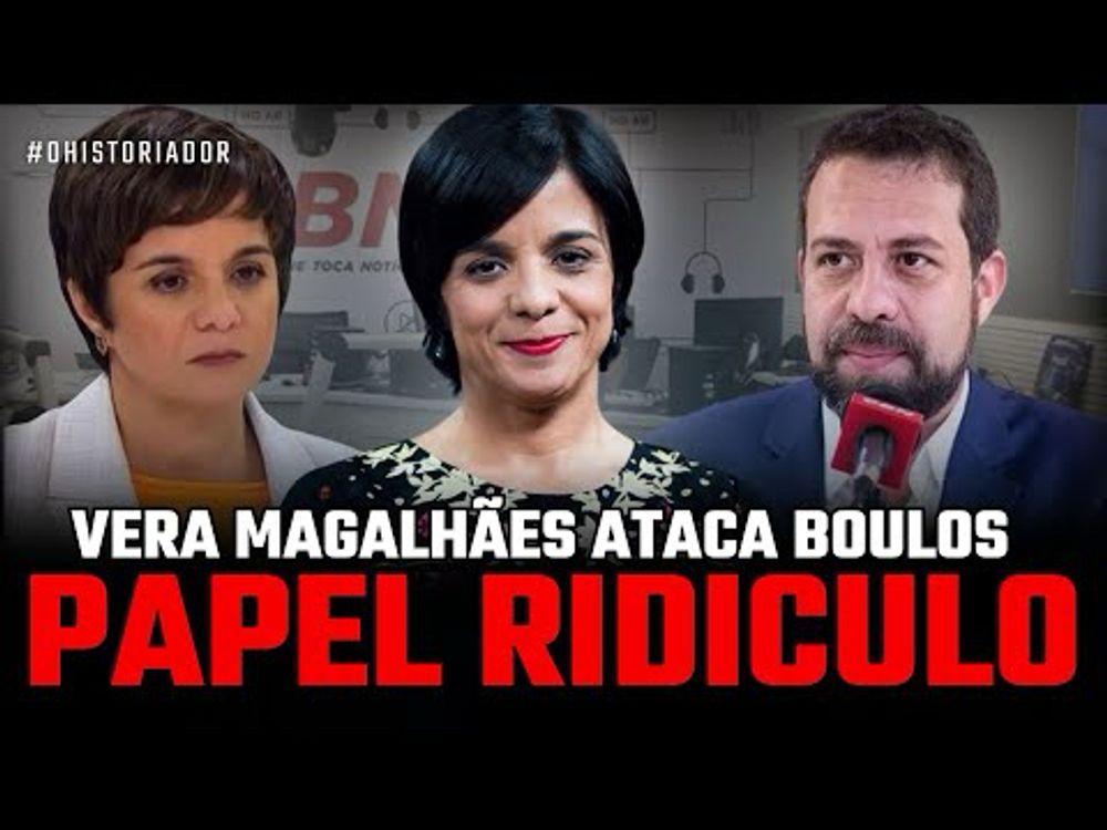 VERA MAGALHÃES ATACA BOULOS E DEFENDE NUNES! FALTA DE PROFISSIONALISMO