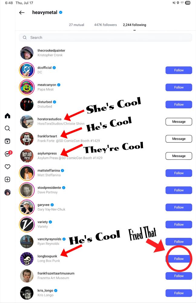 Amongst so many blue checks... 
I'm glad that there are a few dope folks to chill with.