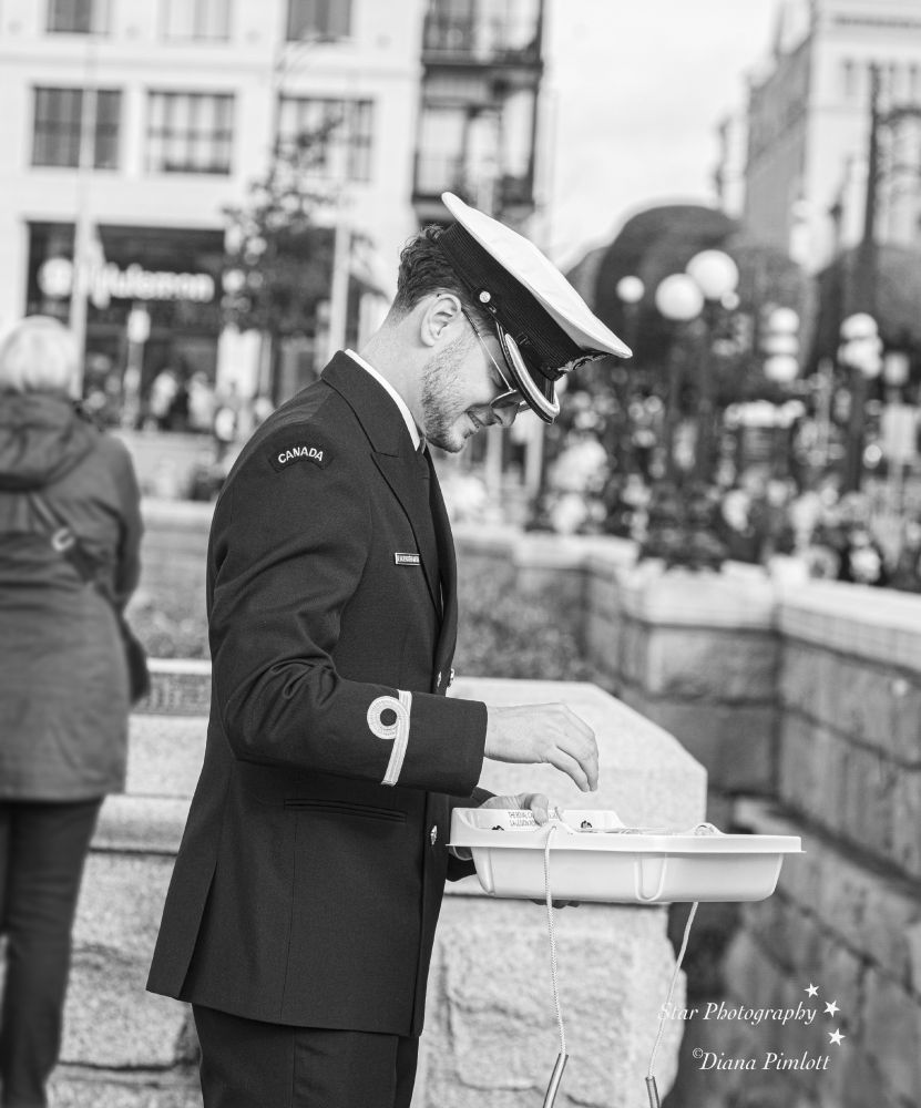 I thought this looked better in Black and White.  Let's never Forget