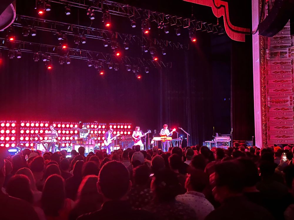Shot of the stage at the Met. 