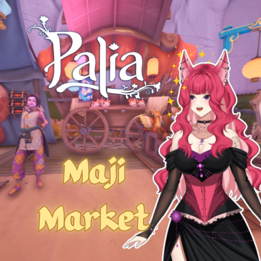 Roseafoxx playing palia, maji market