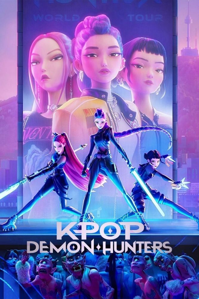 Movie poster to KPop Demon Hunters