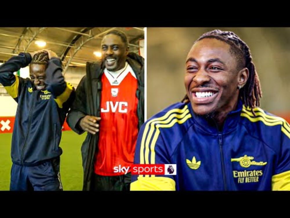 "This is a dream" ❤️ | Idris Elba meets Eberechi Eze