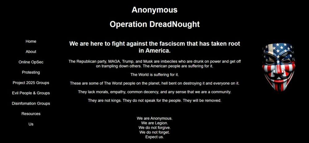 Anonymous claiming responsibility for taking Twitter offline. 

"We are here to fight against the fascism that has taken root in America."