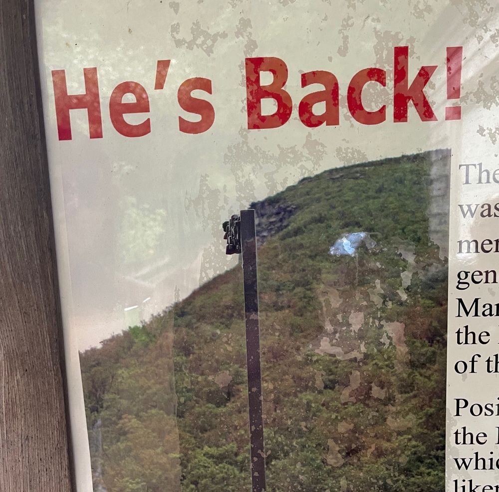 tha olde man in ye fowntan is bacc babey !!!

Hes juste hangin thear on a sticc but soone enuff tha state of knew hamster gunner 3d prints him bacc on thear wif a new company an “Zeb but bigg”