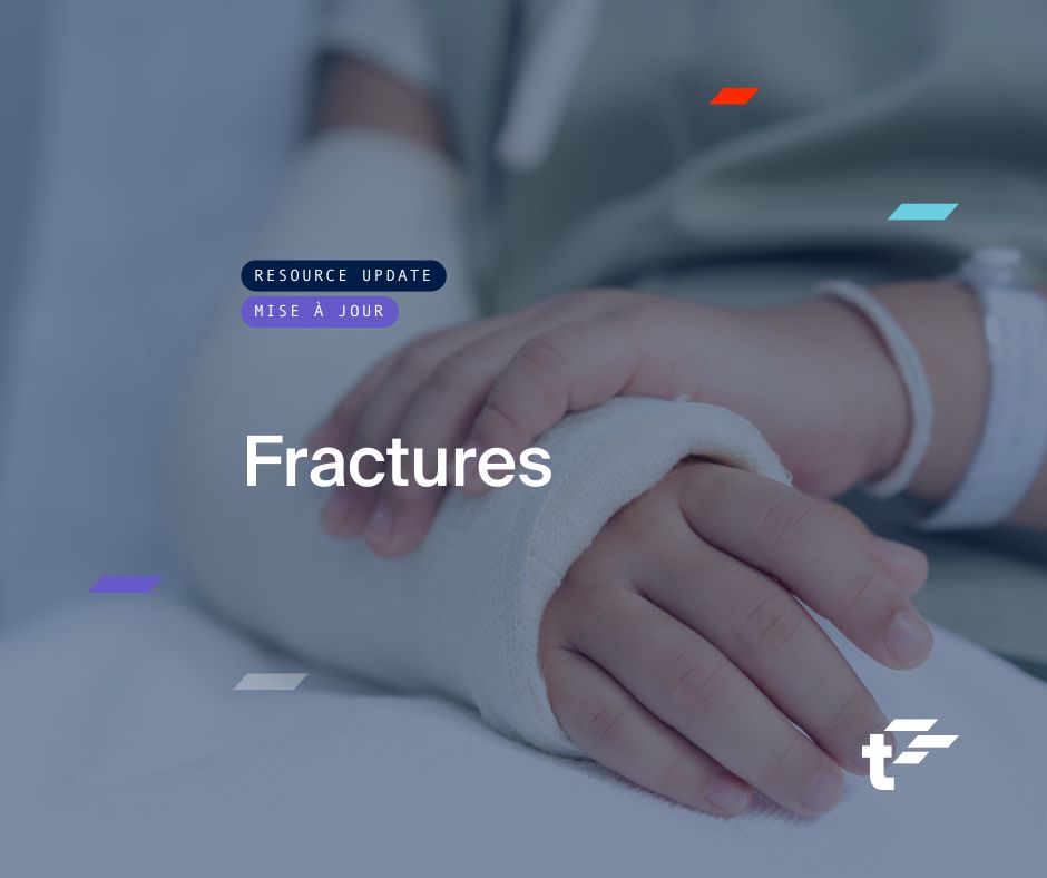 Updated Resource. Fractures. TREKK Logo.