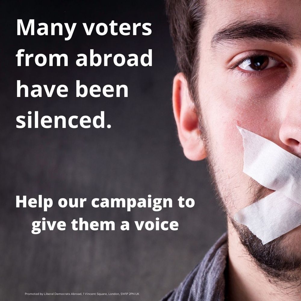 A person with tape over their mouth