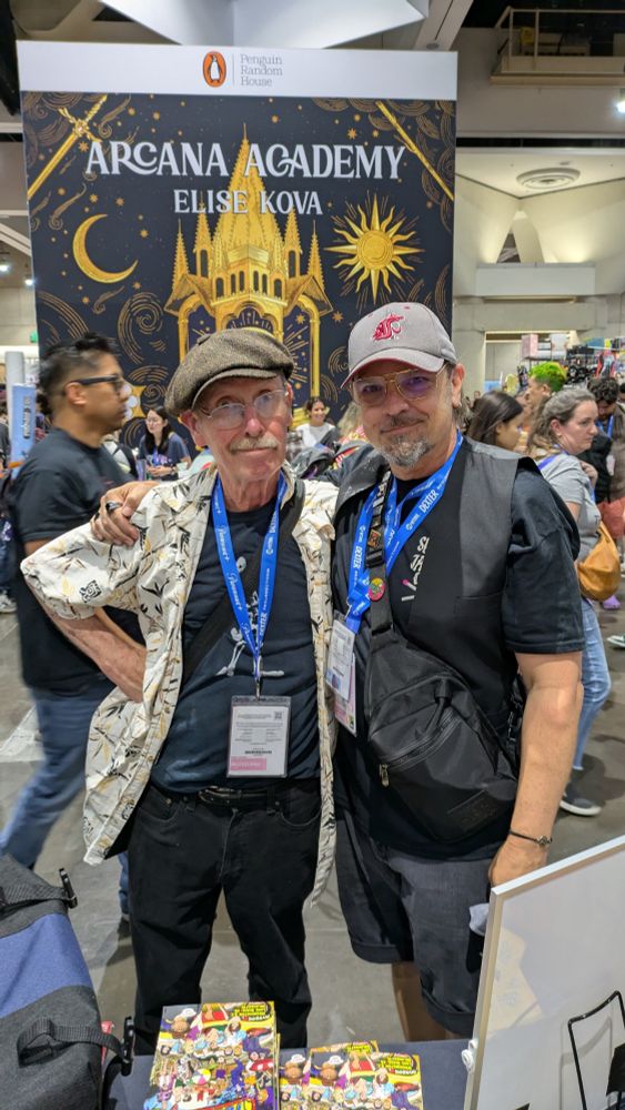 Myself and the brilliant colorist Steve Oliff, who fundamentally changed the nature itf comics coloring.