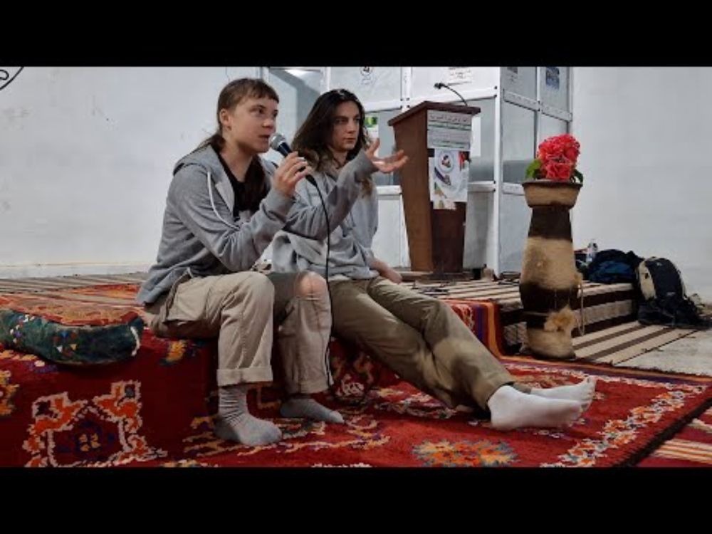 Greta Thunberg in Tindouf, Algeria: Sahrawi Solidarity Summit-Climate Justice & Western Sahara Panel