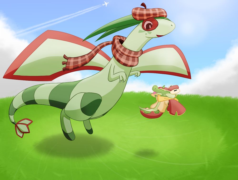 like 2 dragon pokemon or something man i dont know