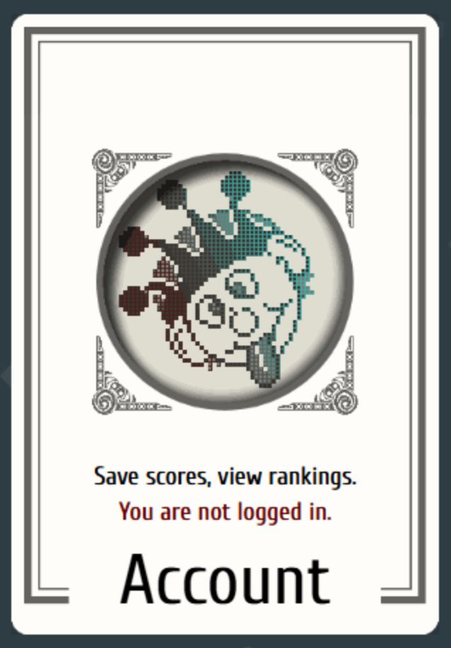 A picture of the Account card in PathJack.