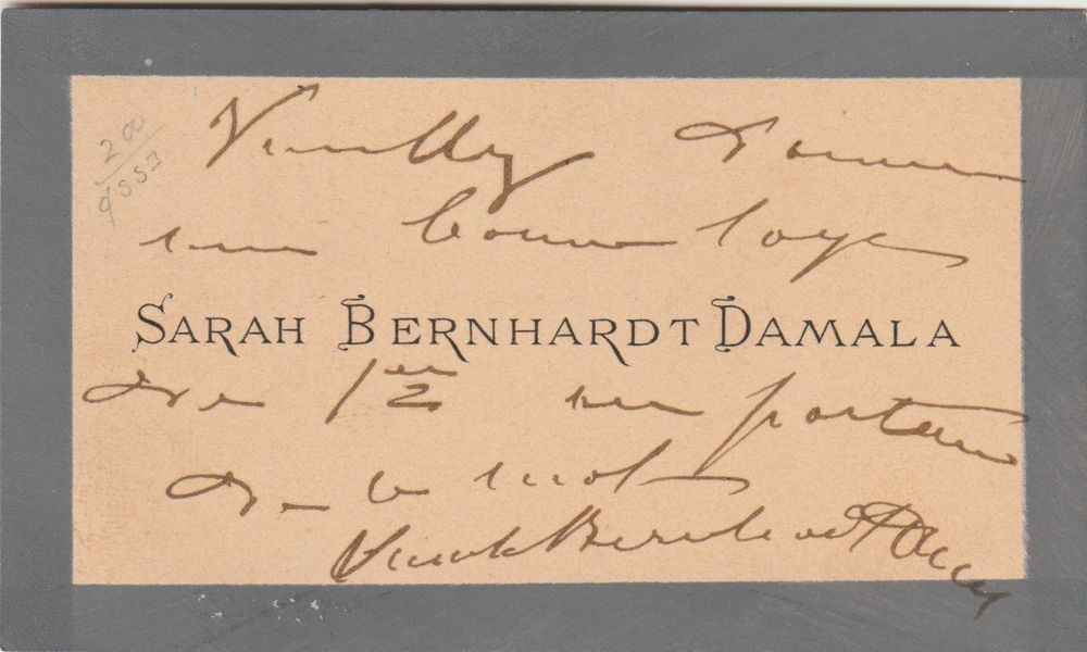 She married Jacques Damala in 1882 and remained his wife until his death in 1889. She used her married name for the rest of her life.