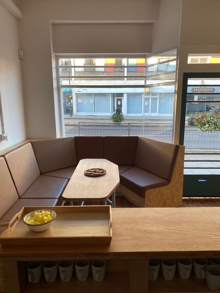 Seating Block in the Meeting Point Cafe