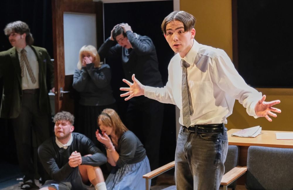 Education Education Education by the Wardrobe Ensemble - Tobias the German Language assistant explains what's going on at Wordsworth Comprehensive School