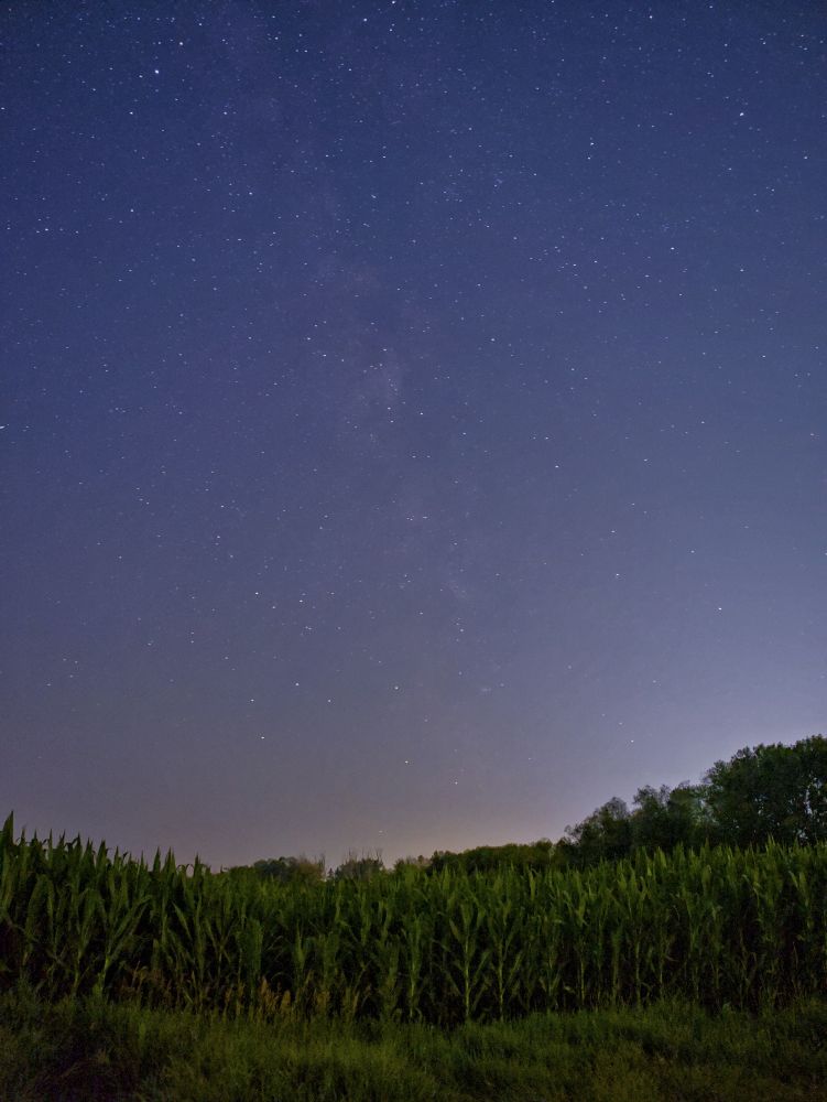 A first attempt at photographing the milky way