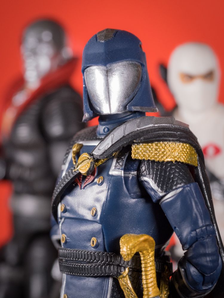 GI joe classified Cobra Commander, storm shadow, and destro