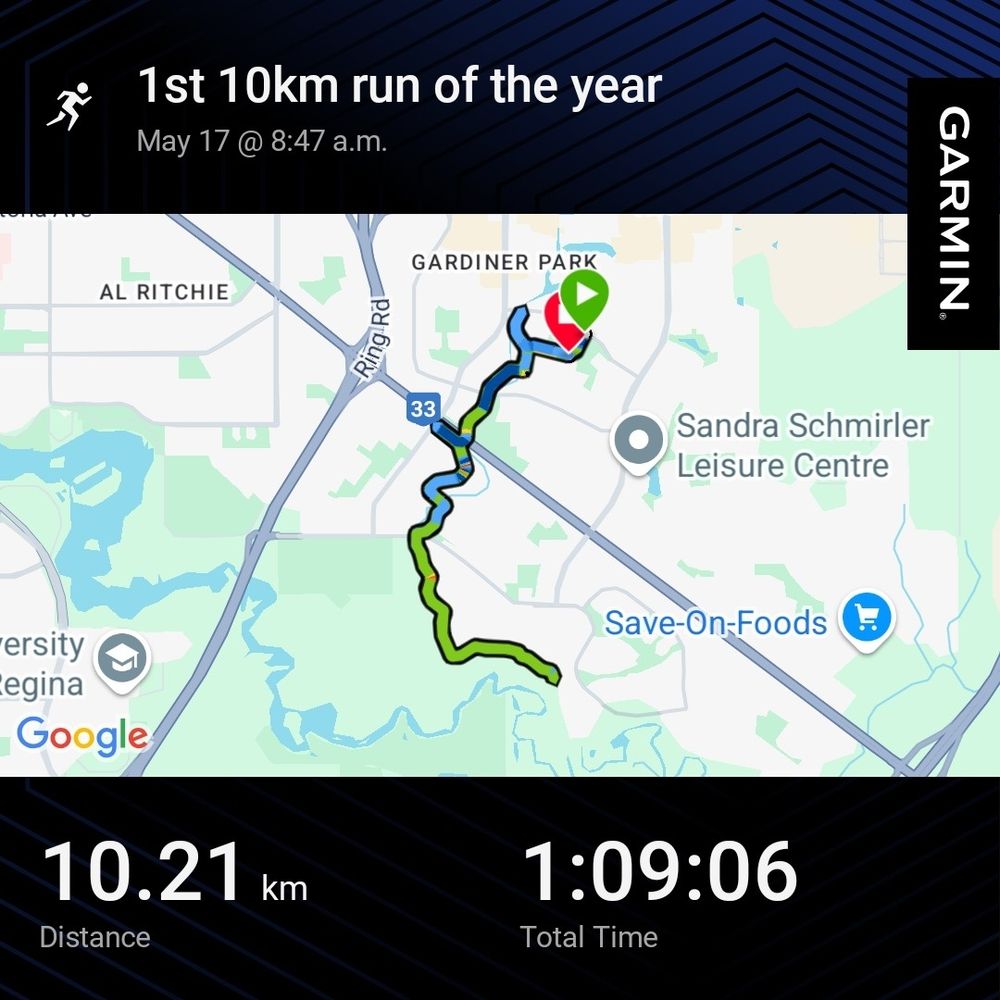Map of my run