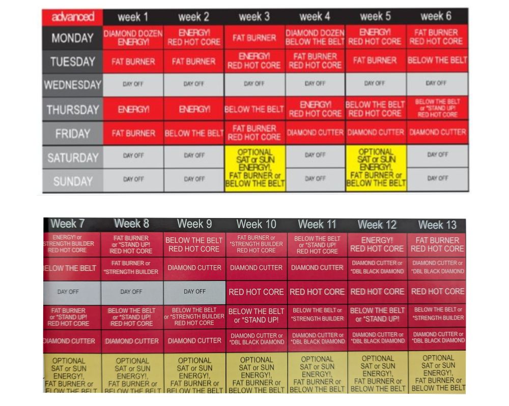 DDPY advanced schedule
