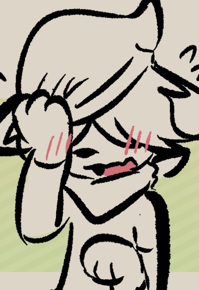 a blushy unrelated pic of landie