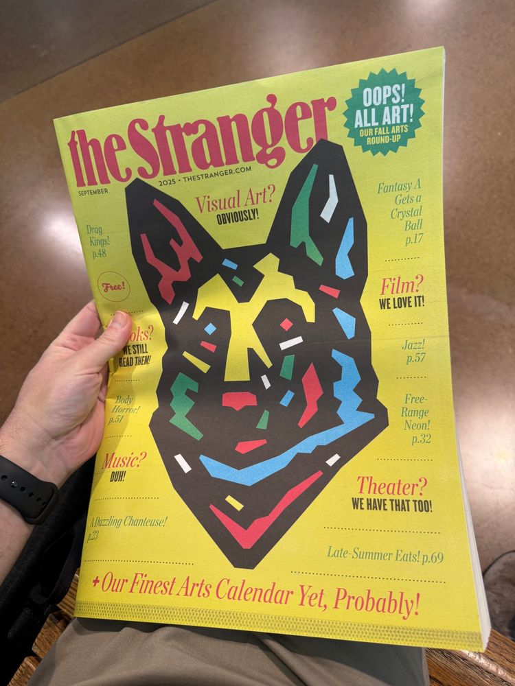 The latest issue of The Stranger, Seattle’s alternative publication
