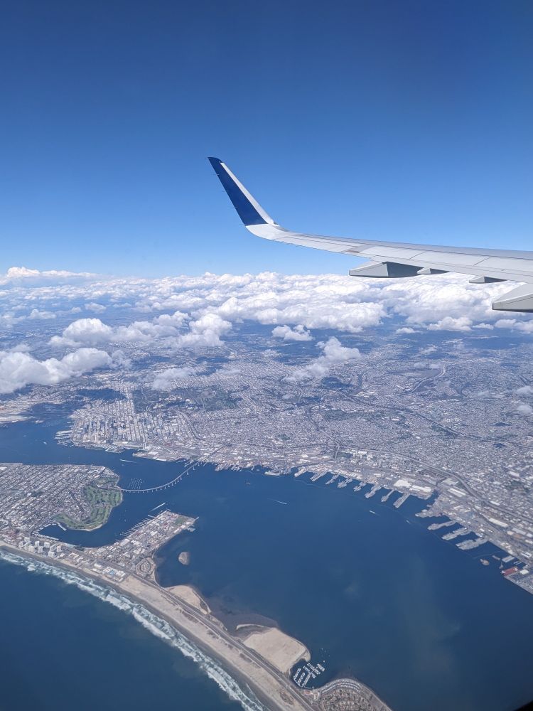 A view of greater San Diego from the air.