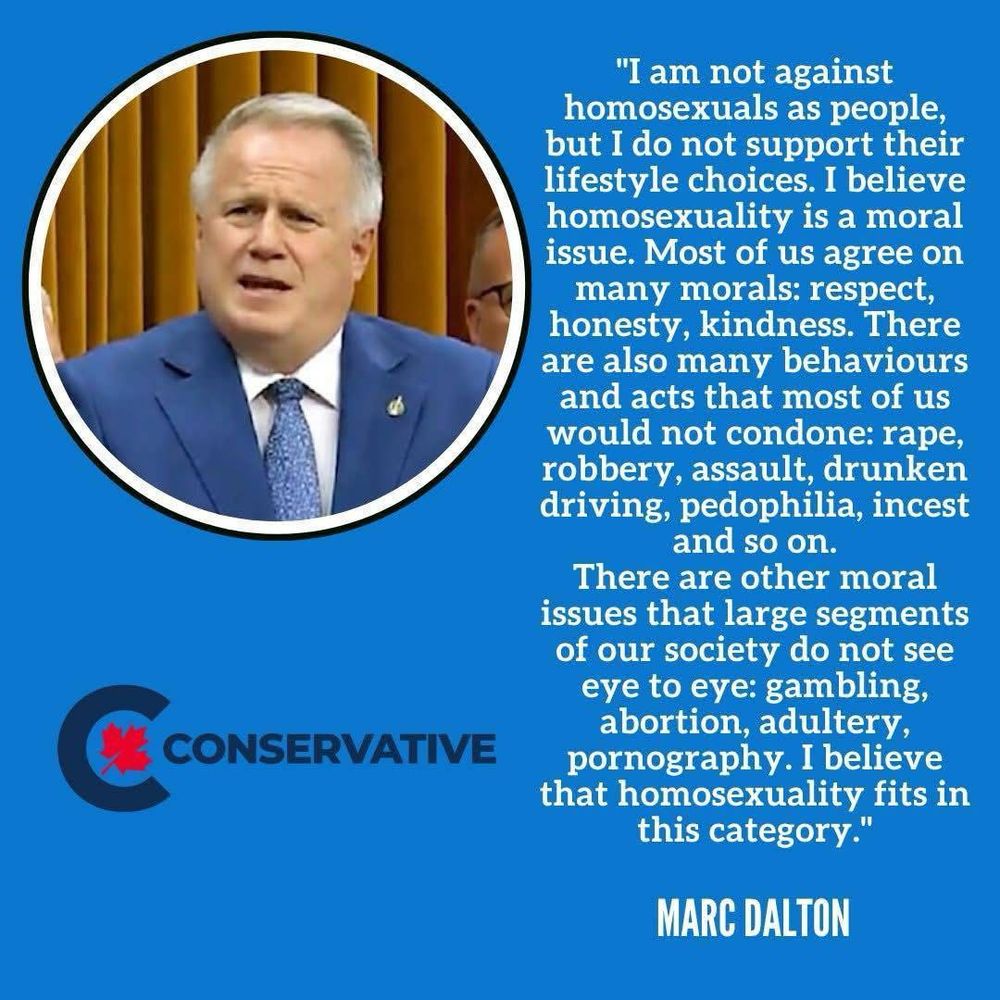 Homophobic quote from Marc dalton