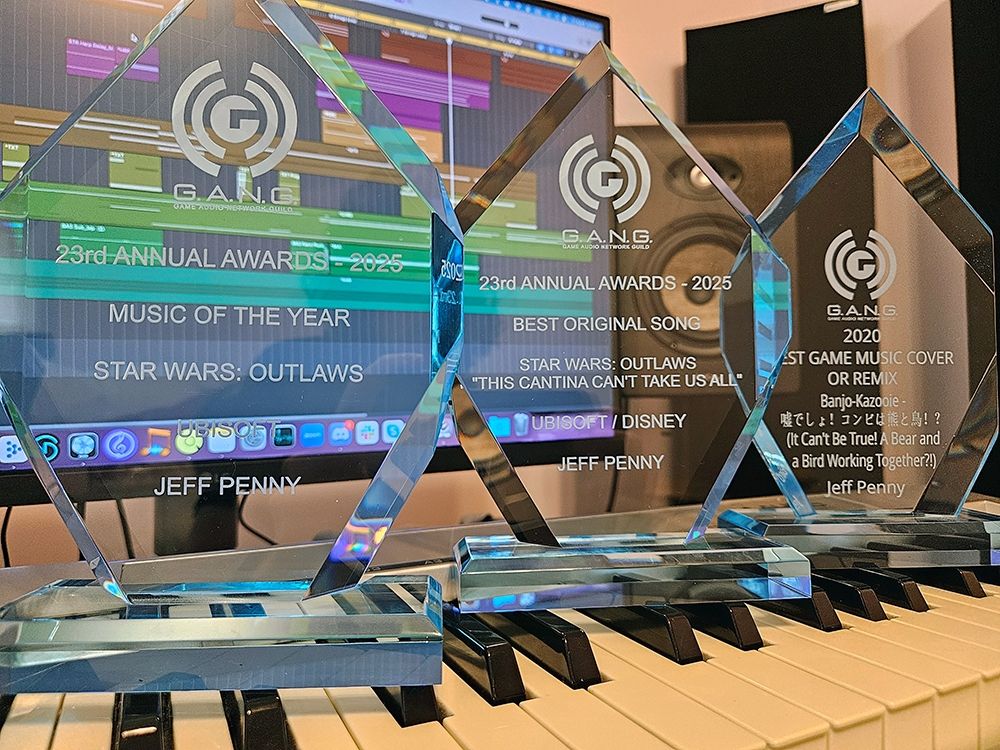 Three game audio network guild trophies in a row