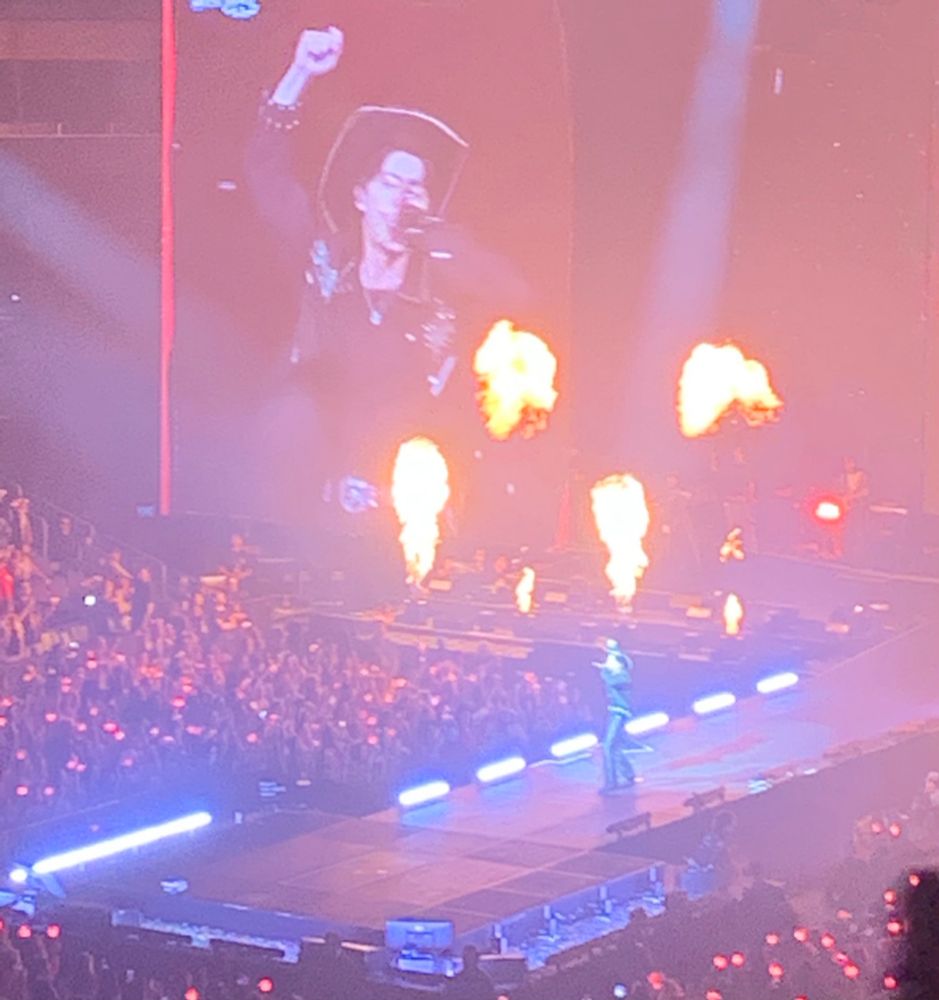BTS Jin performing in Tampa
