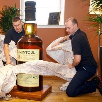 Small bottle of whisky