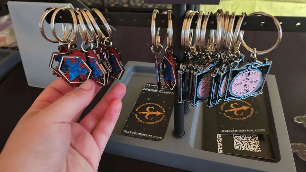 March Caprice 4 and 5 keychains