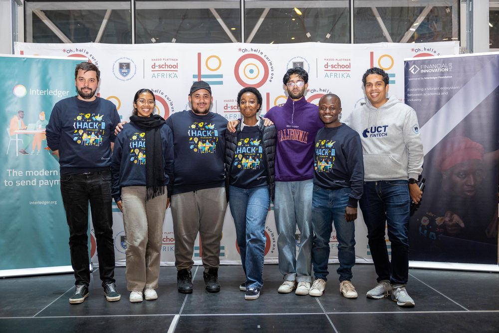Second place winners of the UCT hackathon