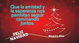 Que la amistad y la esperanza nos permitan seguir caminando juntos