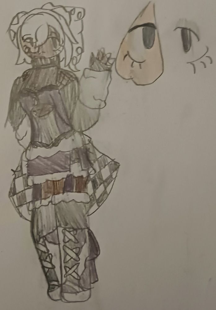 A random oc I created, this was to experiment (also an attempt) With the gyaru style and makeup.
All drawings expect for this one are characters that I do not own! 
Teagen and Shelly belong to the game Dandys world on roblox. Please go support the game BlushCrush!