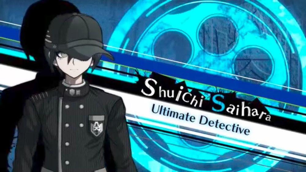 Introductory artwork of Shuichi Saihara, known as the Ultimate Detective. Part of Danganronpa V3.