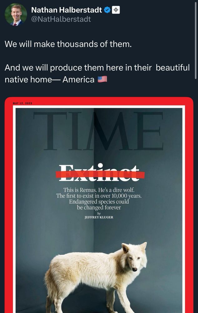 tweet (not mine, some right-winger): 

We will make thousands of them. 

And we will produce them here in their  beautiful native home— America 🇺🇸