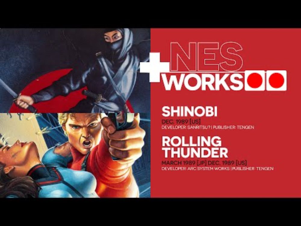 Ninja Segaiden: Shinobi & Rolling Thunder | NES Works 150