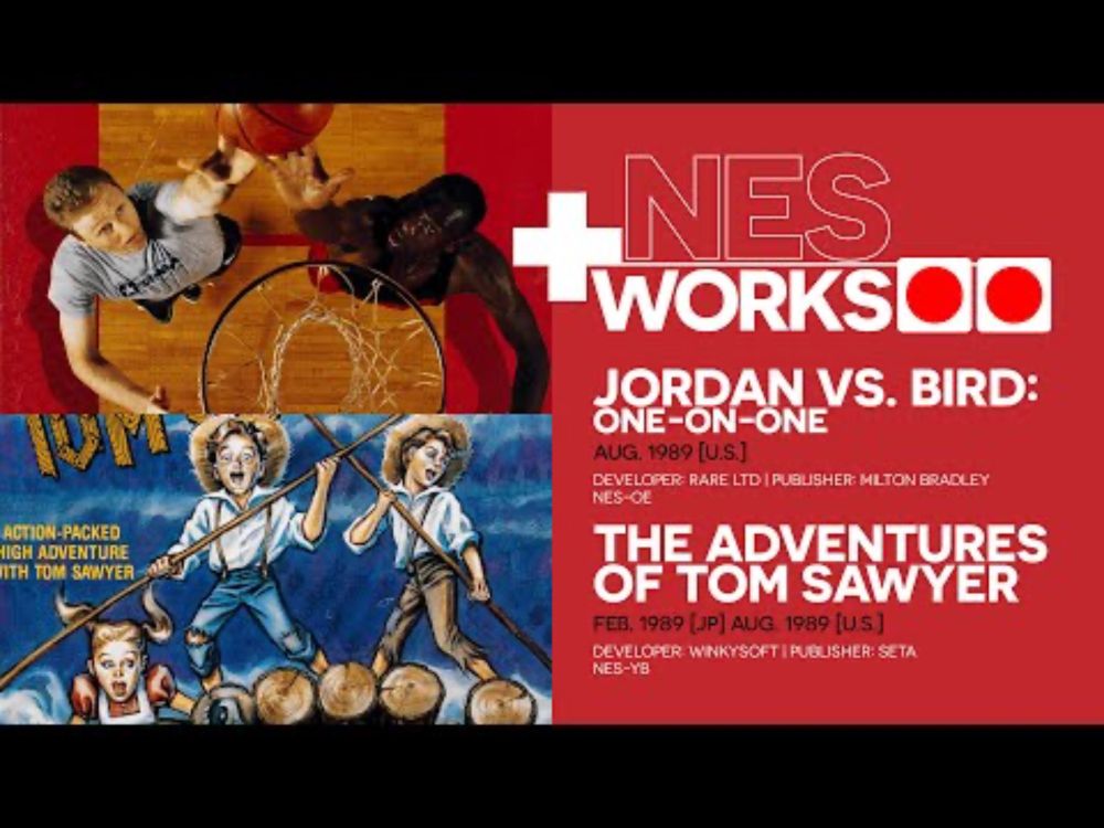 A total load of Bulls: Jordan Vs. Bird: One-on-One & The Adventures of Tom Sawyer | NES Works 142